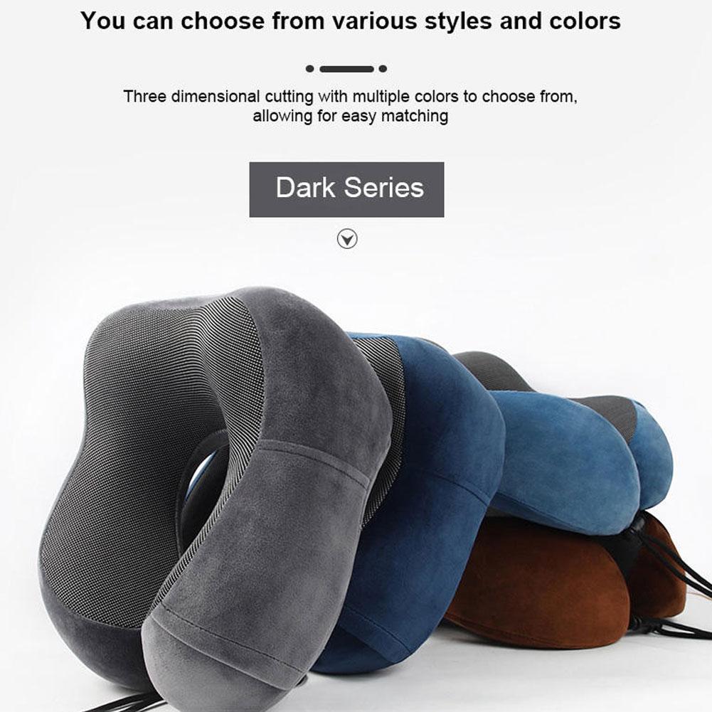 Travel Pillow Inflatable - U-vormig nekkussen met langzame rebound, zacht