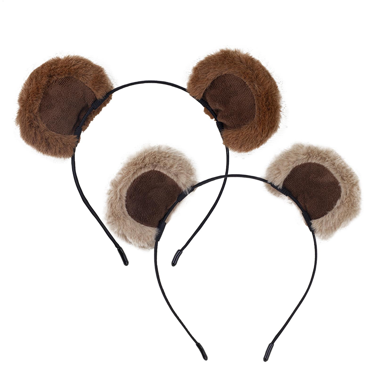 Travel Accessories For 6 Year Old - Pluche beer oorhoofdbanden Zachte chipmunk oorhoofdband