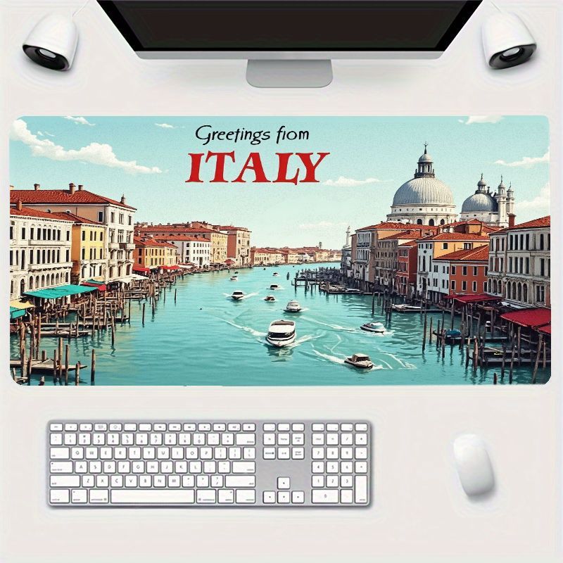 Travel Accessories Italy - Vintage Venetië muismat ijzeren kunst bureaumat