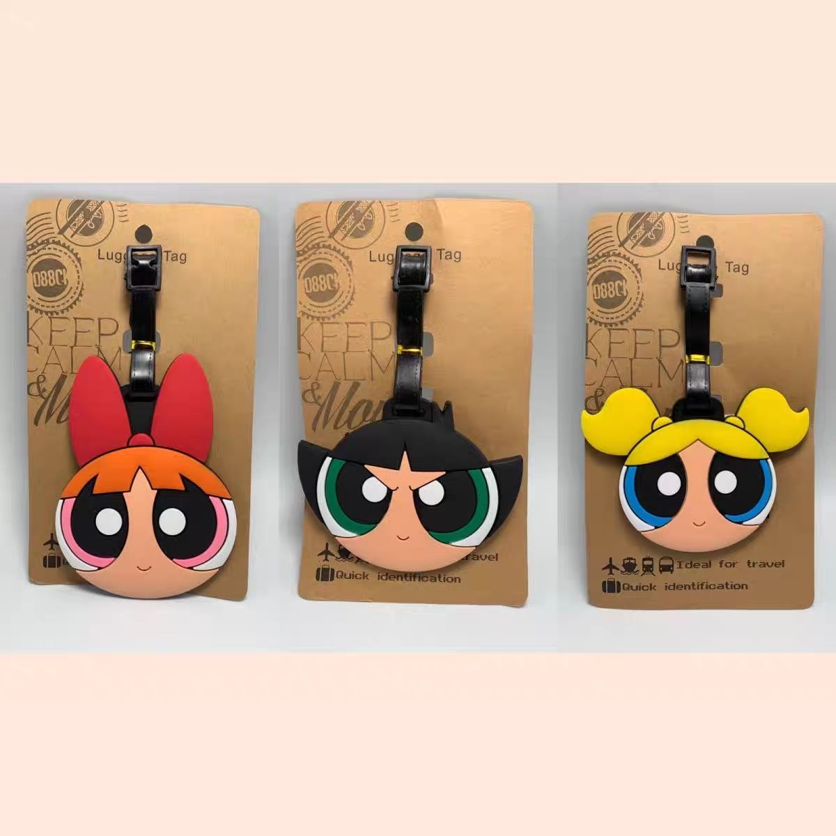 Travel Accessories Must Have - Anime Powerpuff Girls tas hanger Kawaii