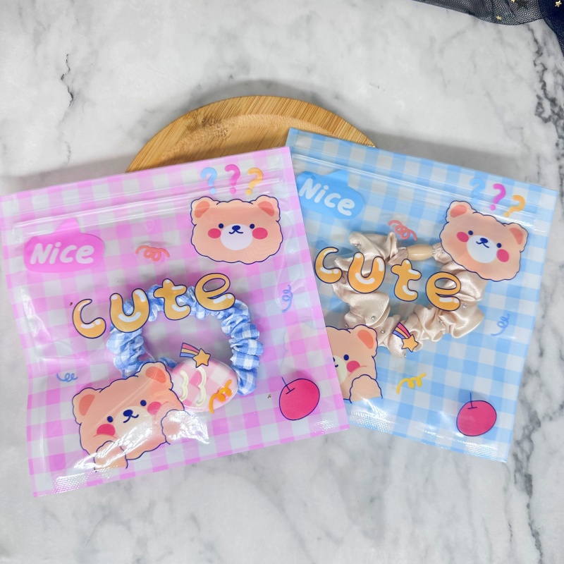 Reusable Zip Bag - 24 stuks Cartoon Cadeau Opbergtas Herbruikbare