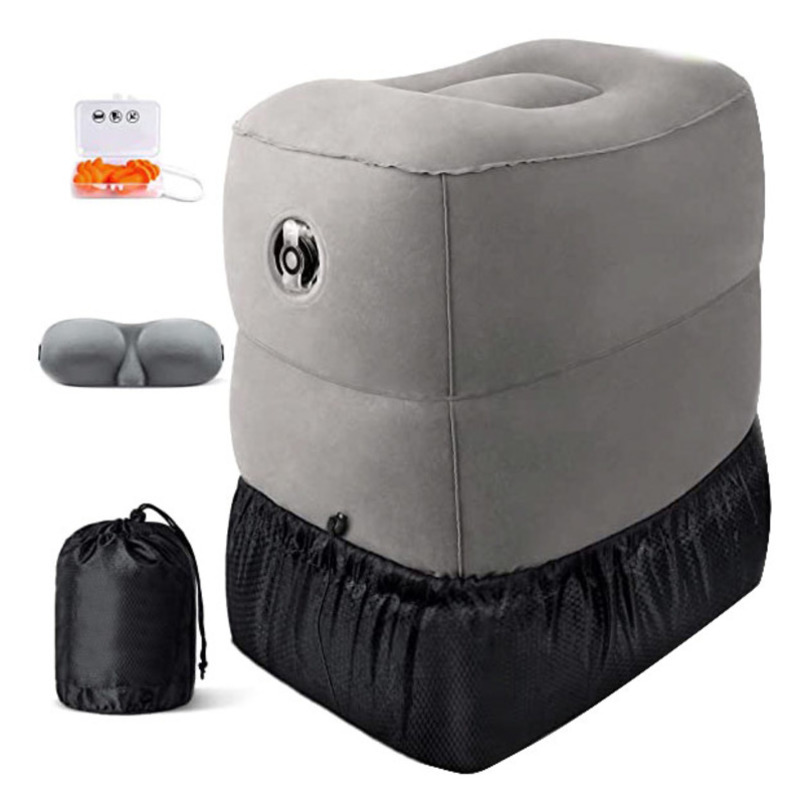 Travel Pillow Inflatable - Opblaasbare Voetsteun Voor Air Travel Voetsteun