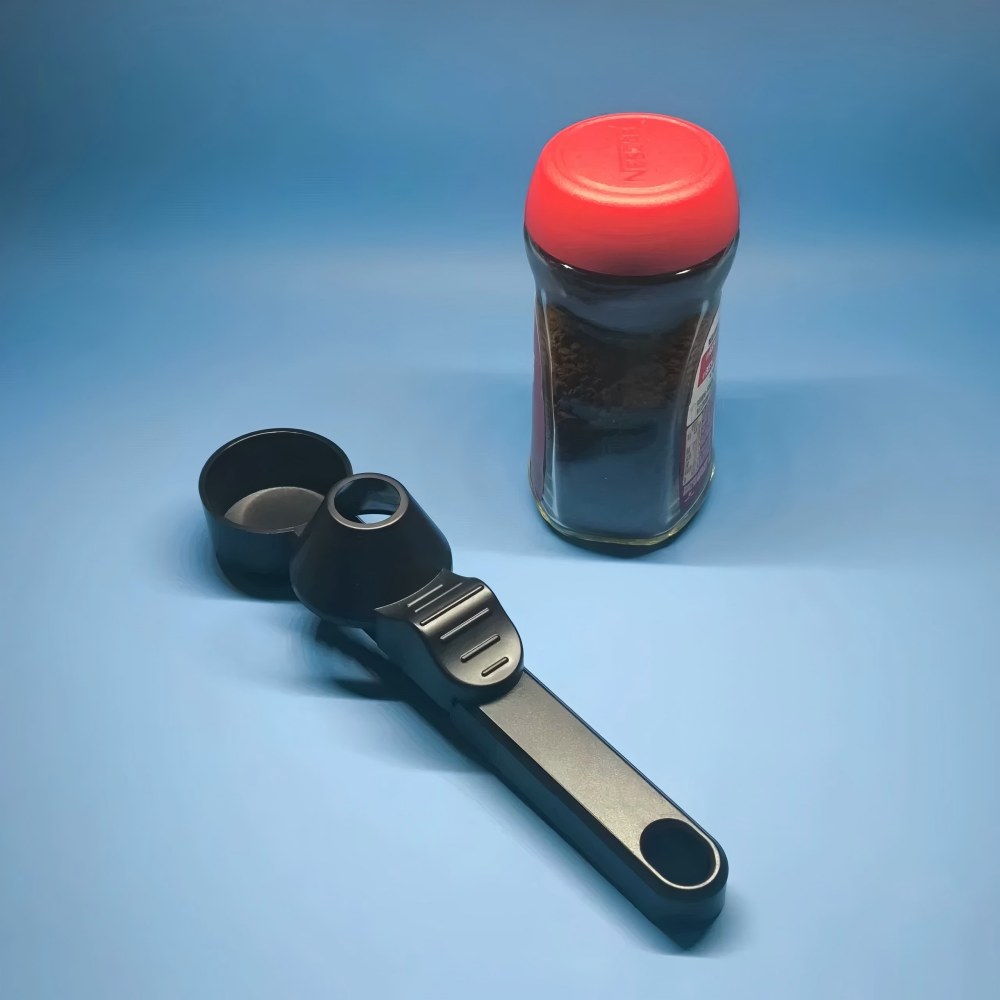 Travel Kitchen Accessories - Creatieve Glijdende Koffielepel Met Trechter Voor