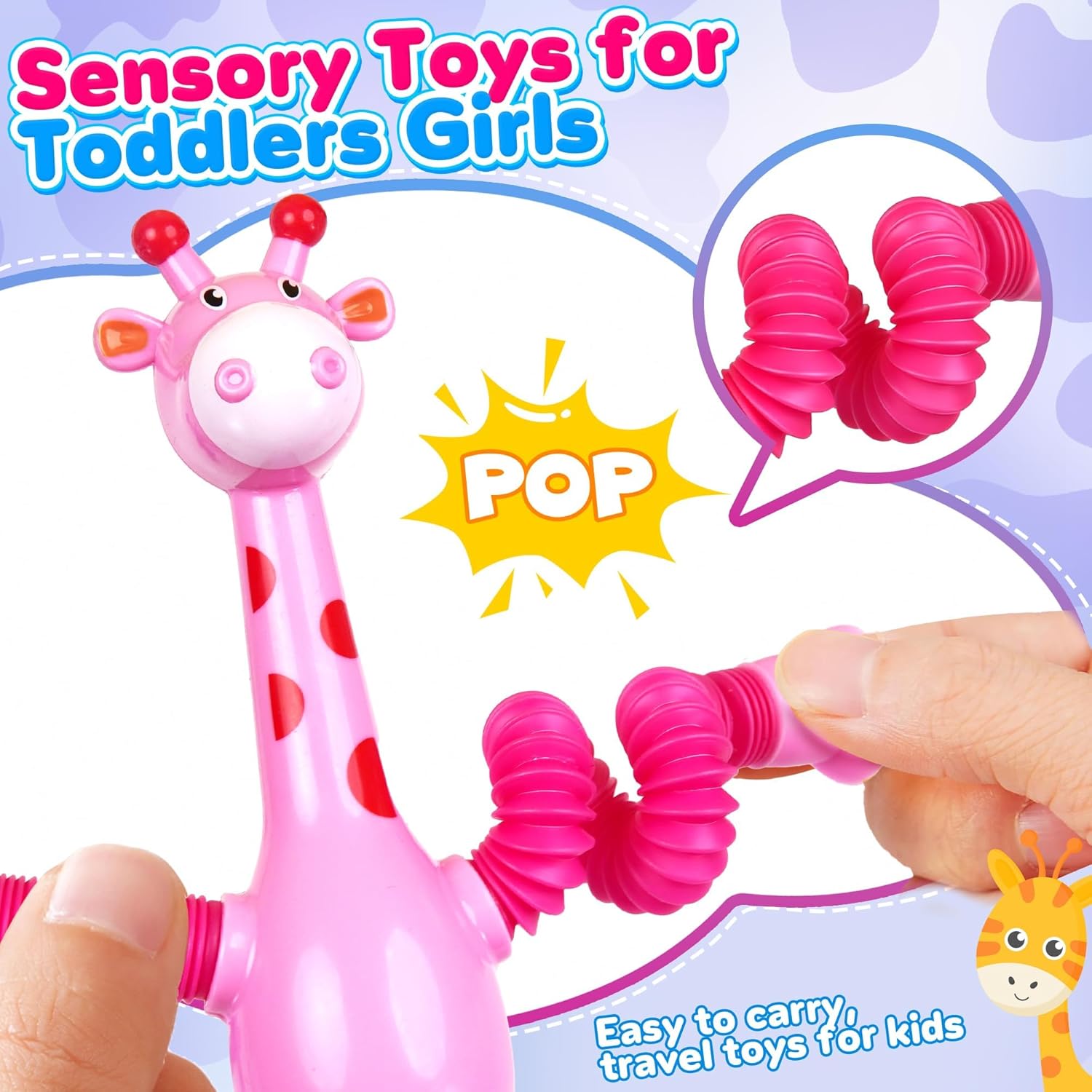 Giraffe Zintuiglijk Reis Speel - Travel Accessories Gift Basket recensie en prijs