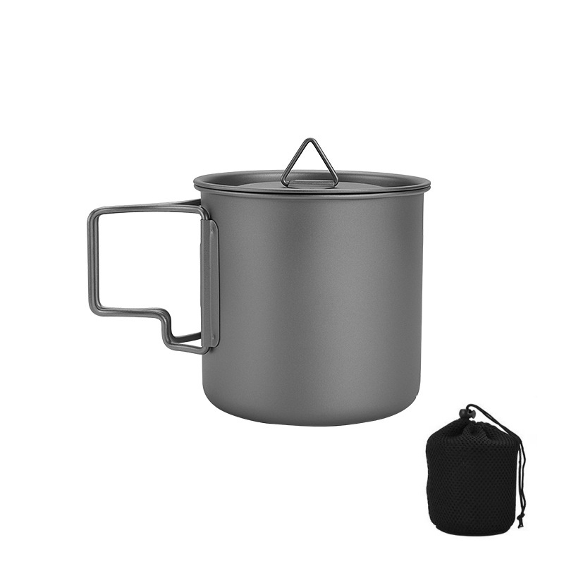 Titanium campingmok met inklap - Travel Kitchen Accessories recensie en prijs