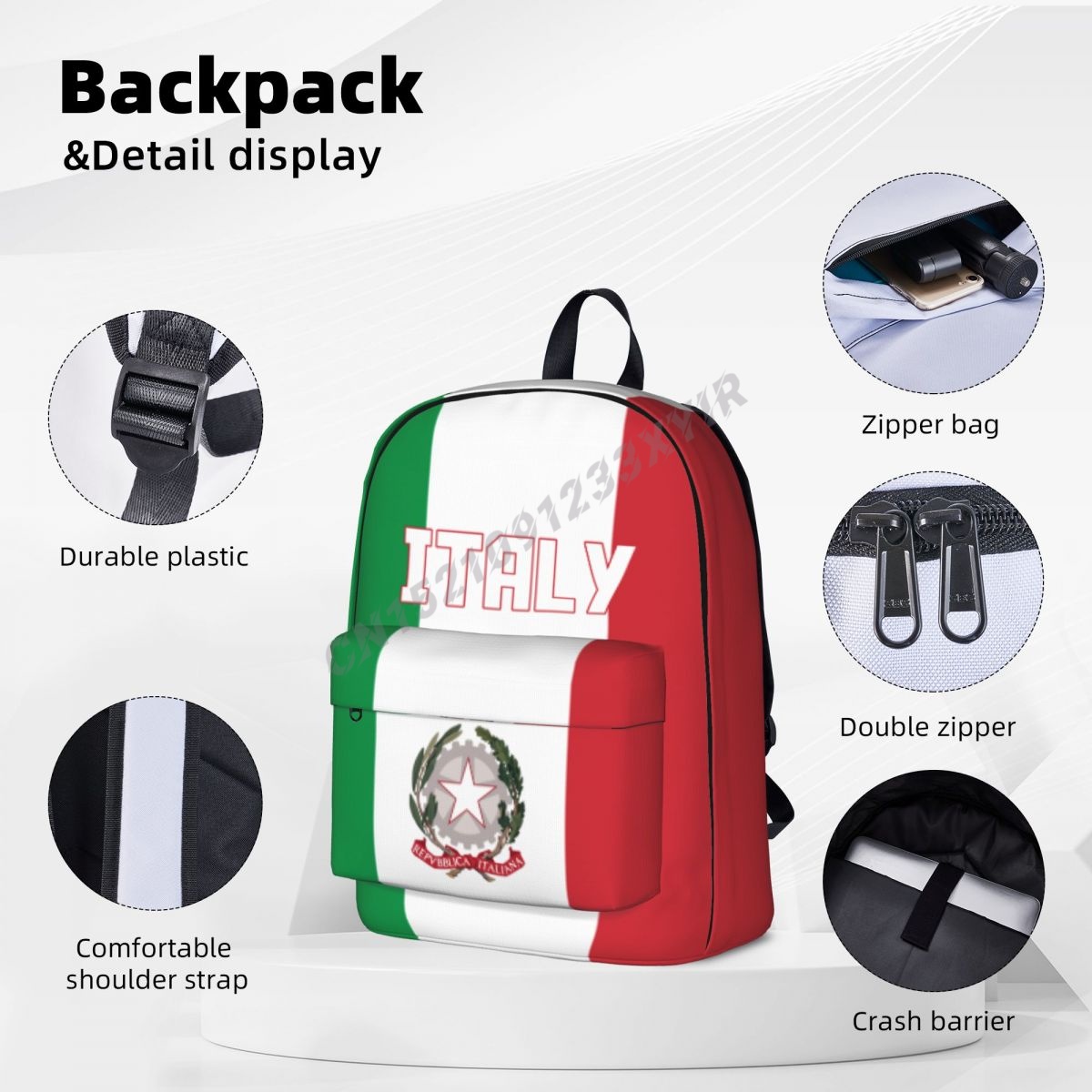 Unisex rugzak Italië vlag Ital - Travel Accessories Italy recensie en prijs