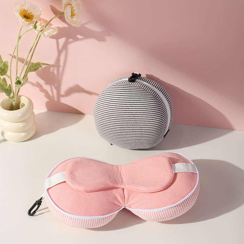 2-in-1 Reiskussen met opbergta - Travel Pillow Inflatable recensie en prijs