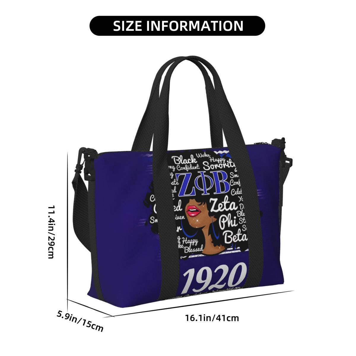 Aangepaste Zeta Phi Beta Soror - Travel Accessories Greece recensie en prijs