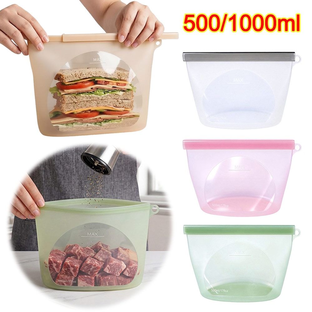 Siliconen voedselbewaarzak Voc - Reusable Zip Bag recensie en prijs