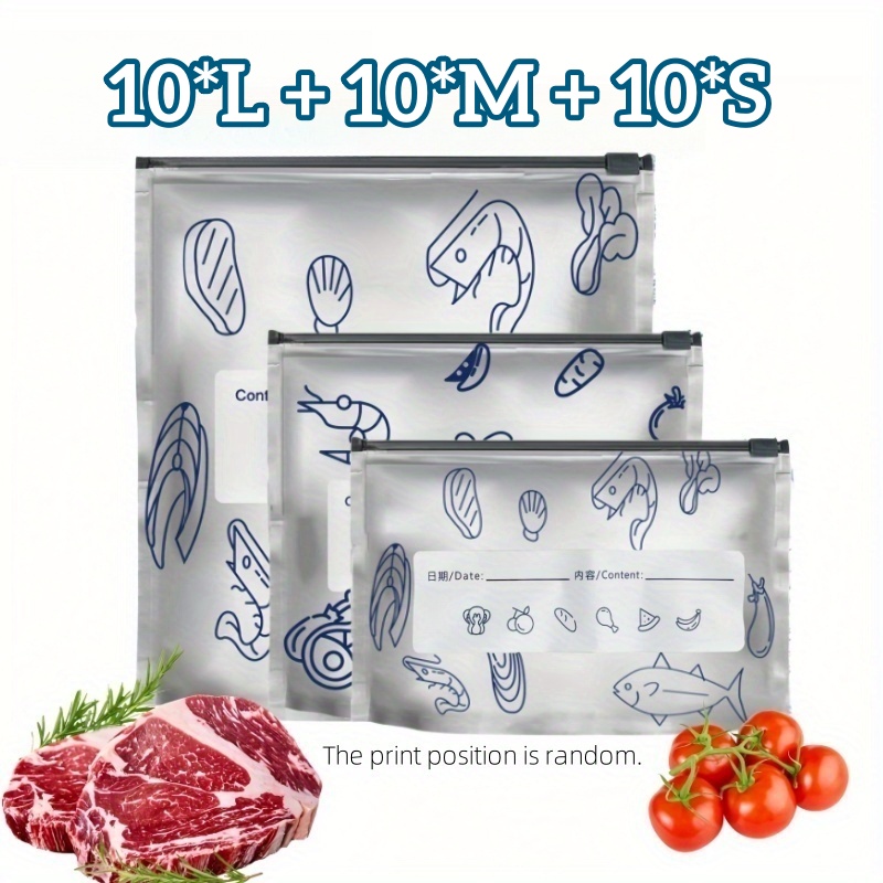 10/60 Stuks Aluminiumfolie Opb - Reusable Zip Bag recensie en prijs
