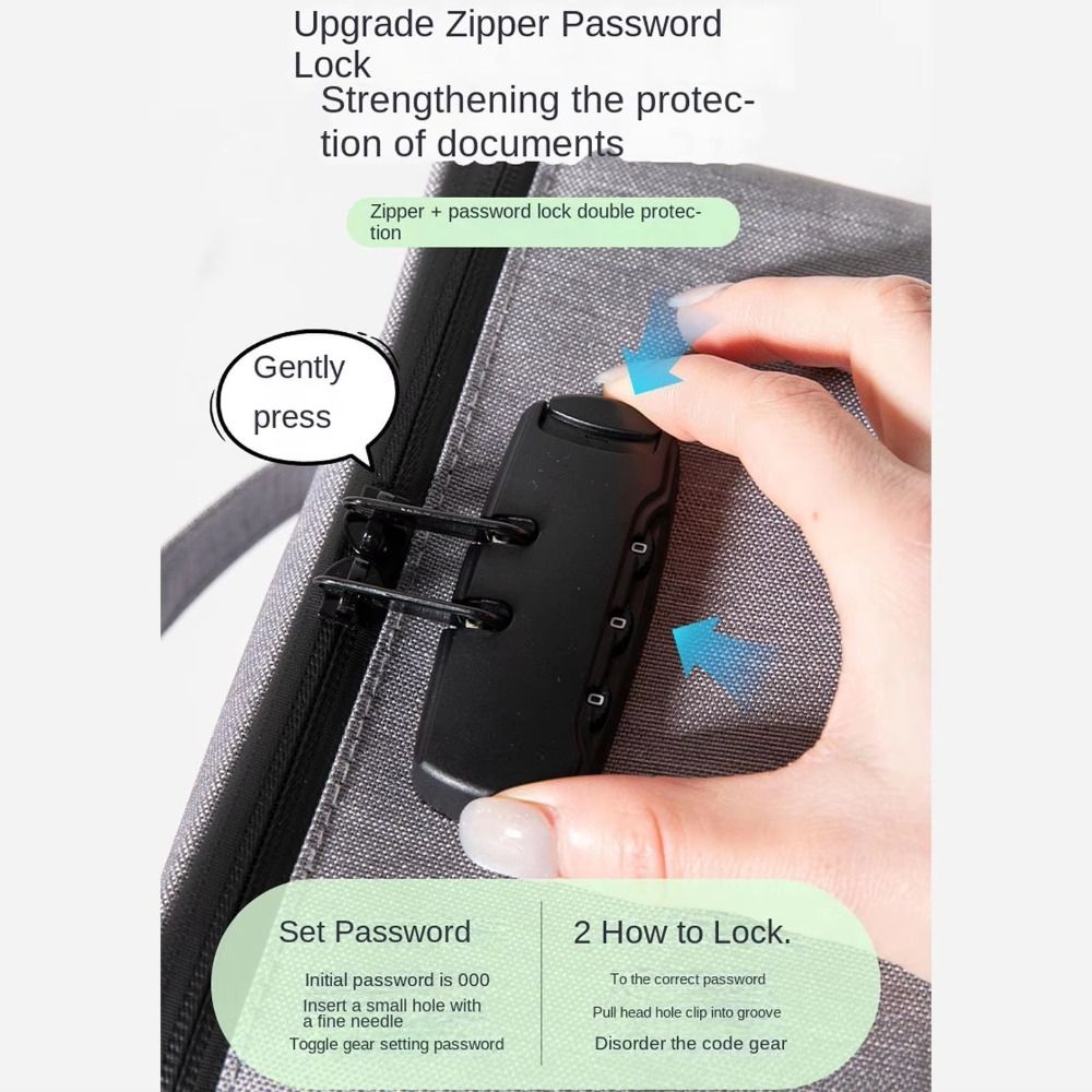 Oxford Fabric Password Lock Ba - Reusable Zip Bag recensie en prijs