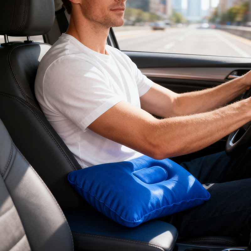 2 stuks opblaasbare reiskussen - Travel Pillow Inflatable recensie en prijs
