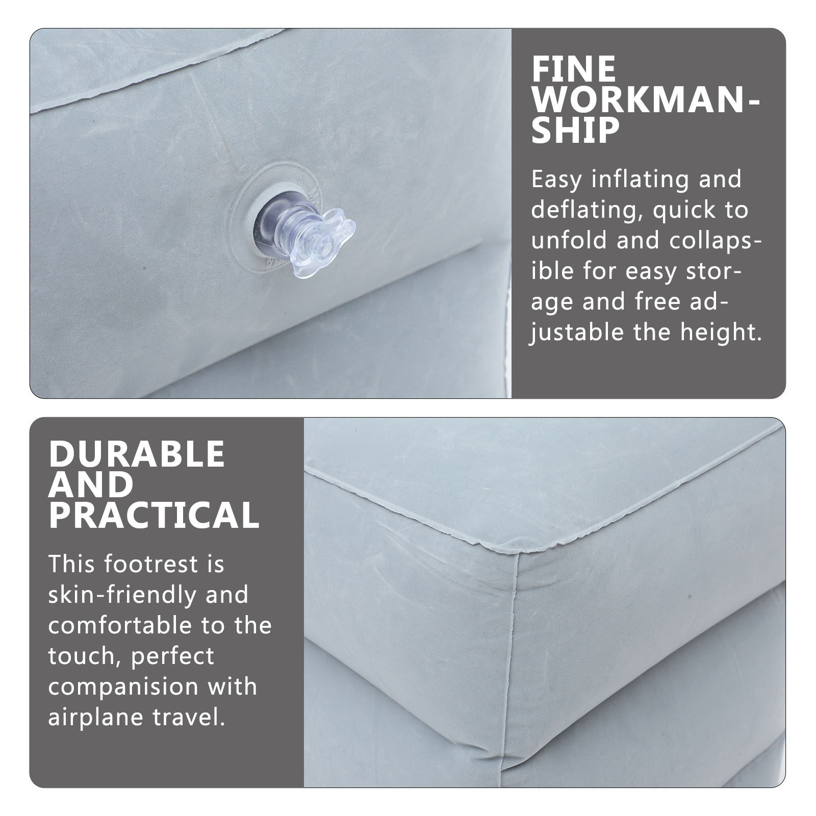 1Set opblaasbaar voetsteunkuss - Travel Pillow Inflatable recensie en prijs