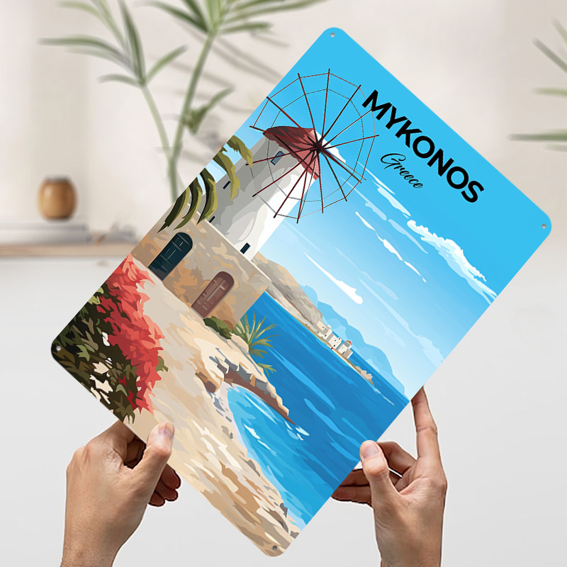 Mykonos Griekenland Reisposter - Travel Accessories Greece recensie en prijs