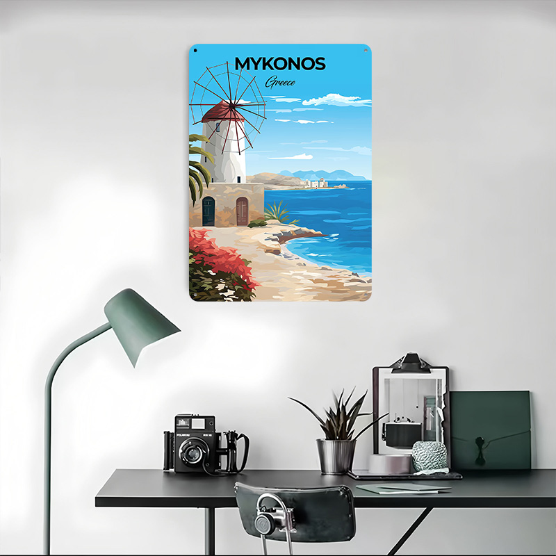 Mykonos Griekenland Reisposter - Travel Accessories Greece recensie en prijs