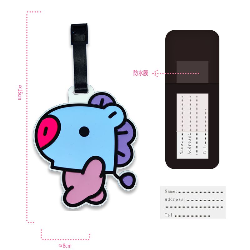 BT21 cartoon schattige sleutel - Travel Accessories Set recensie en prijs