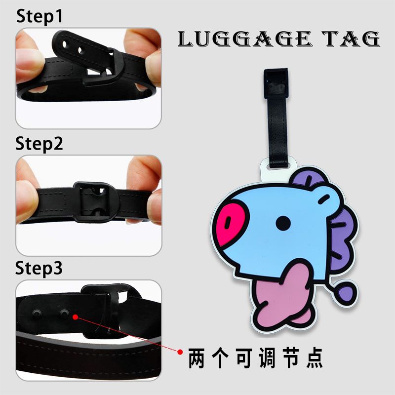 BT21 cartoon schattige sleutel - Travel Accessories Set recensie en prijs