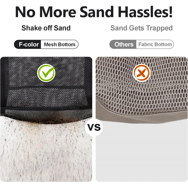 Oversized strandtas van mesh m - Travel Accessories Must Have recensie en prijs