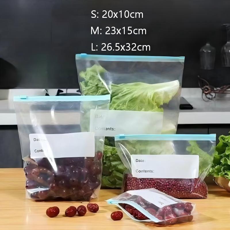 Voedselopbergzakken met ritssl - Reusable Zip Bag recensie en prijs