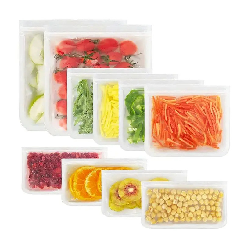 Siliconen voedselopslagcontain - Reusable Zip Bag recensie en prijs