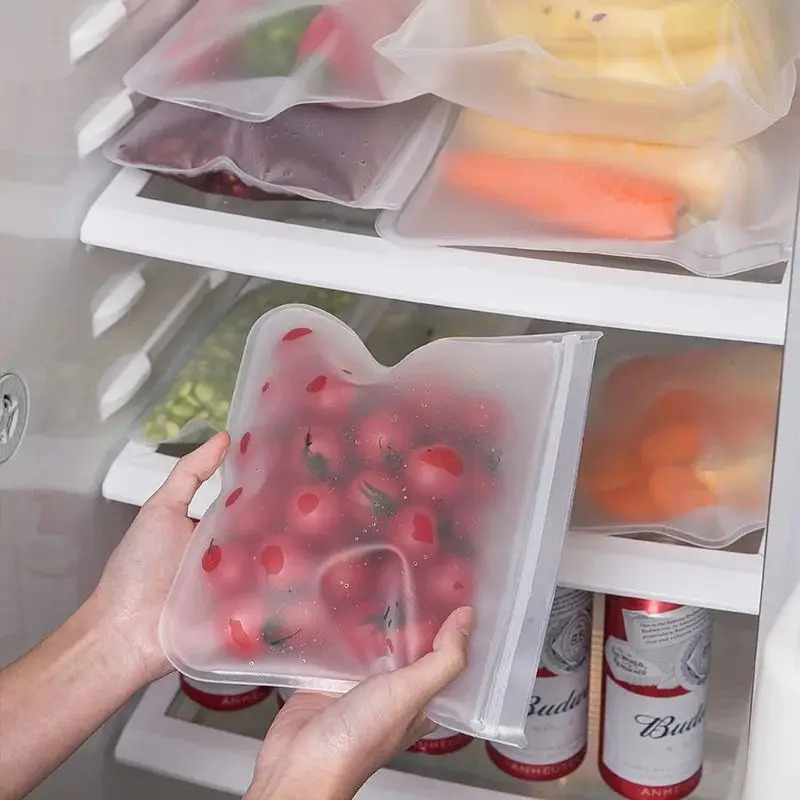 Siliconen voedselopslagcontain - Reusable Zip Bag recensie en prijs