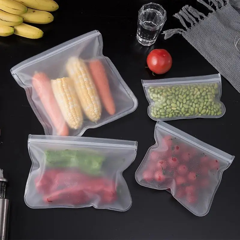 Siliconen voedselopslagcontain - Reusable Zip Bag recensie en prijs