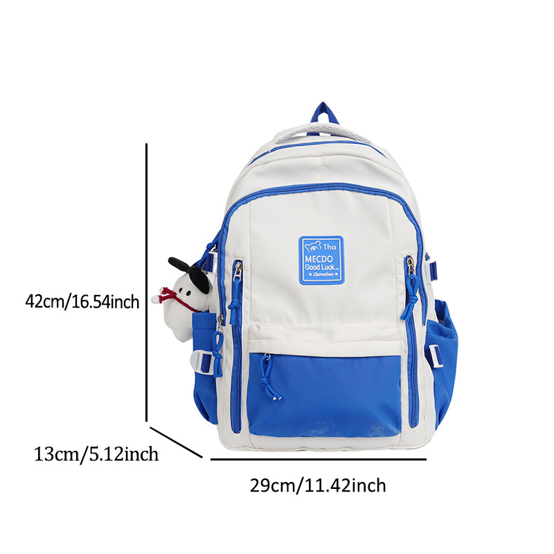 College-stijl kleurgeblokte sc - Travel Accessories Italy recensie en prijs
