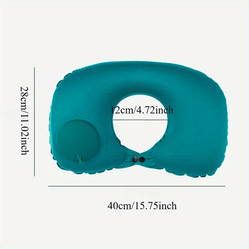 Opblaasbaar draagbaar nekkusse - Travel Pillow Inflatable recensie en prijs
