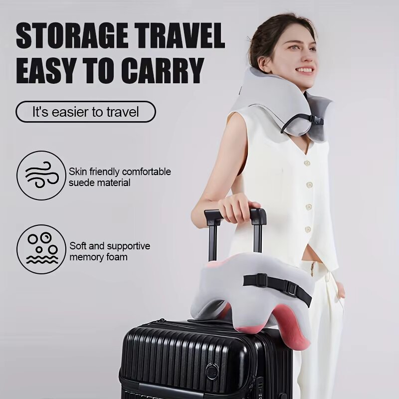 Memory Foam U-vormig nekkussen - Travel Pillow Inflatable recensie en prijs
