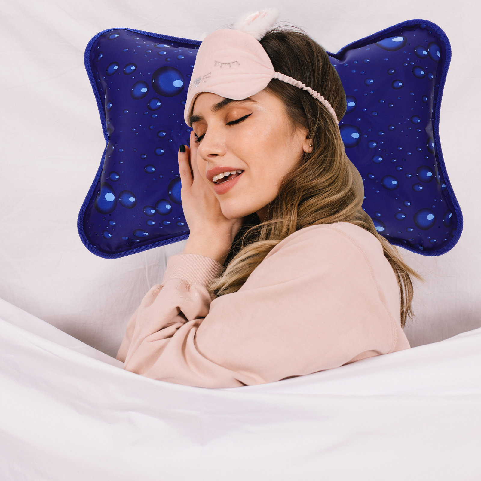 Watervulbaar koelkussen, opbla - Travel Pillow Inflatable recensie en prijs