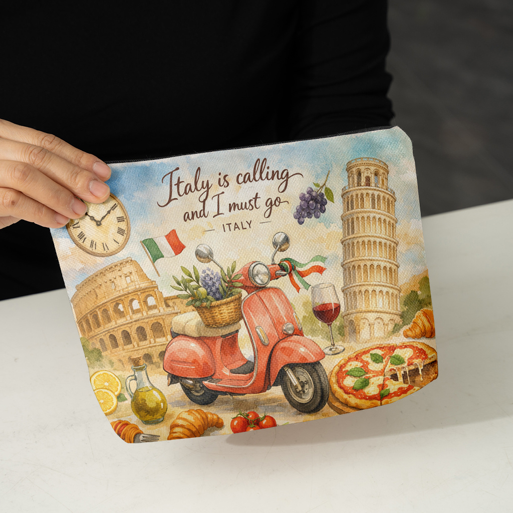 Cosmetische tas 1 stuk, linnen - Travel Accessories Italy recensie en prijs