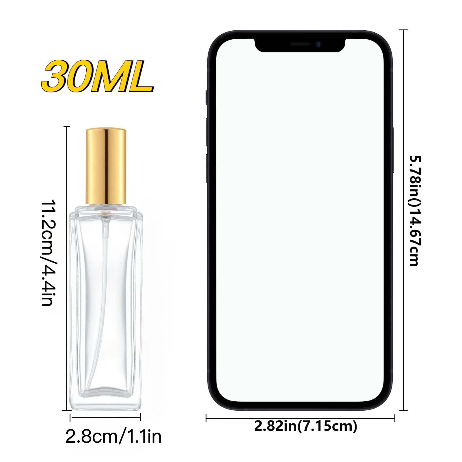2 stuks parfumflesje spray leg - Travel Accessories High End recensie en prijs
