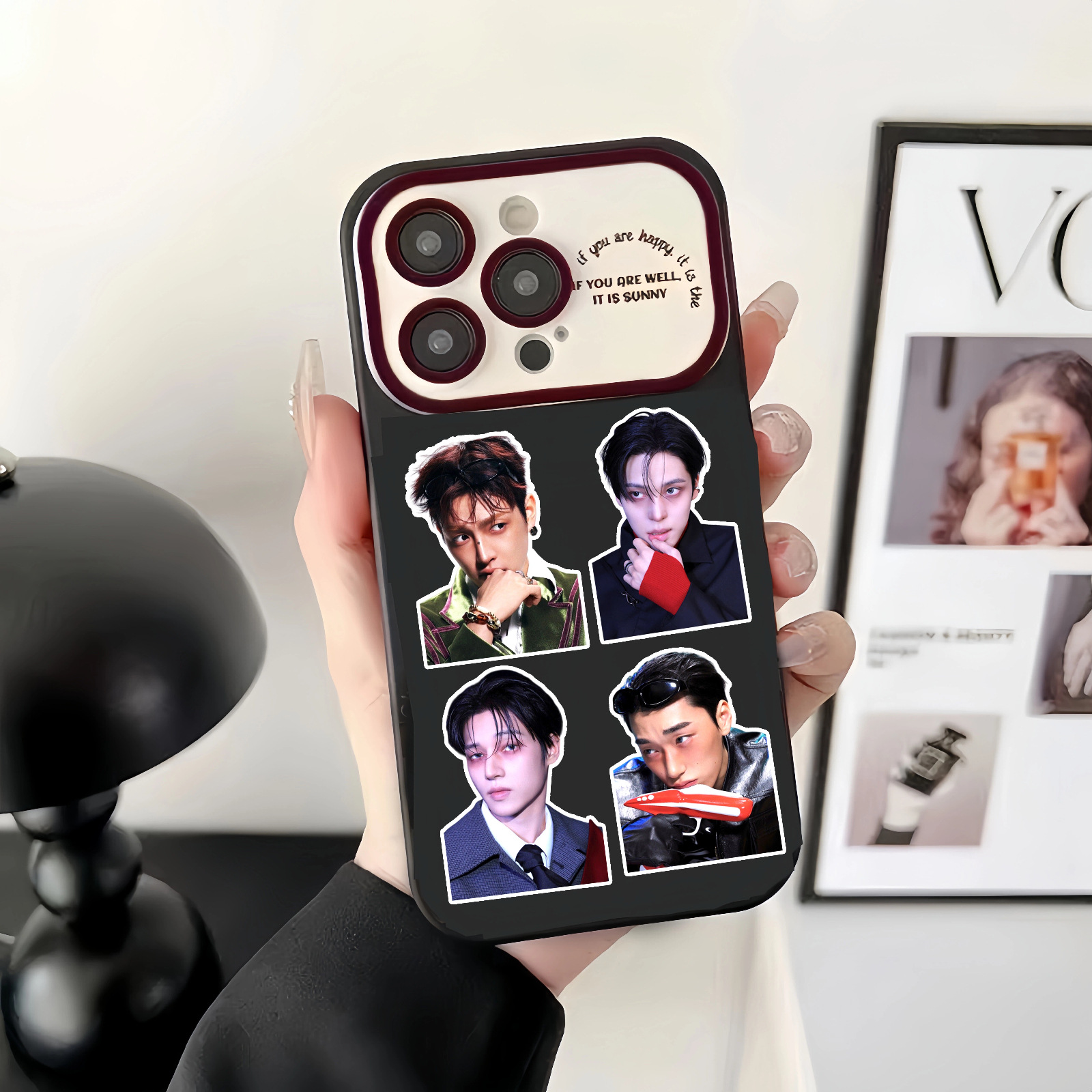 100 K-pop Boygroup GOLDEN HOUR - Sticker Luggage Decorative recensie en prijs