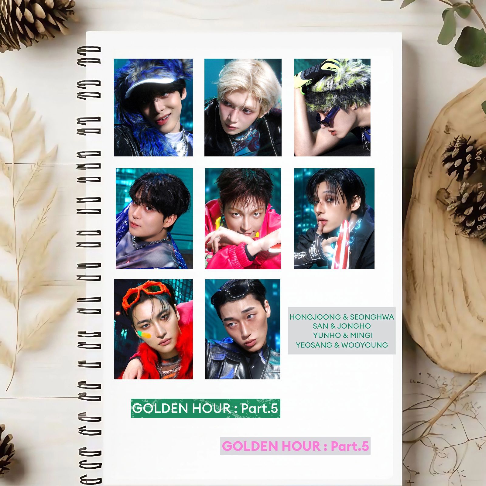 100 K-pop Boygroup GOLDEN HOUR - Sticker Luggage Decorative recensie en prijs