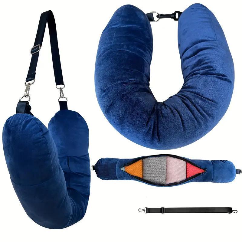 Reiskussen voor vliegtuigreize - Travel Pillow Inflatable recensie en prijs