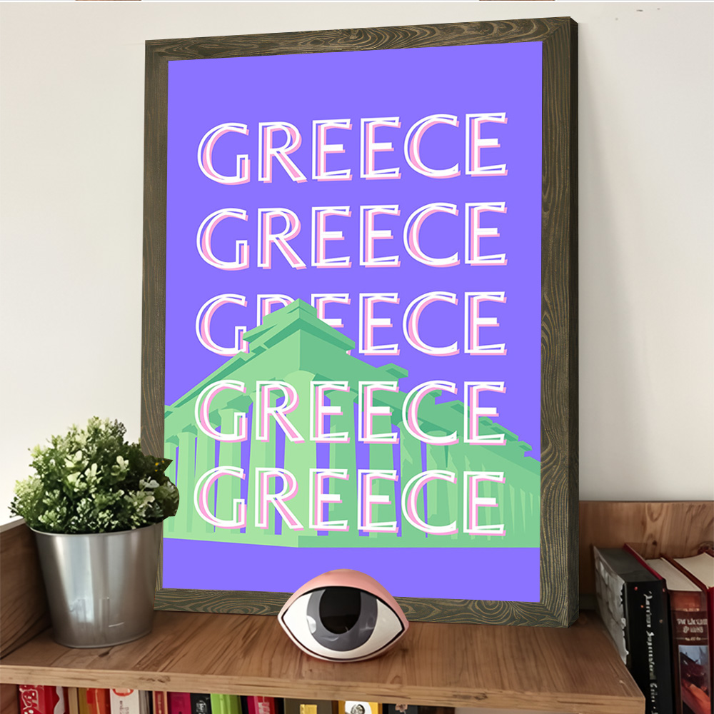 Griekenland Reisposter Aanpasb - Travel Accessories Greece recensie en prijs