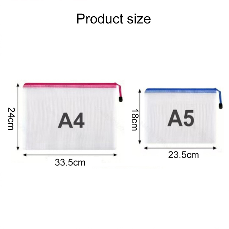 5/20PCS A4/A5 Mesh Ritszakjes  - Travel Accessories Must Have recensie en prijs