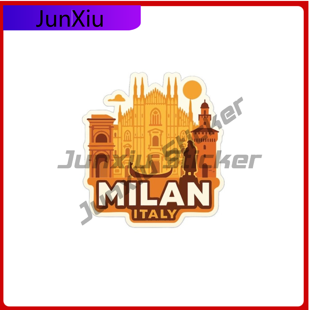 Milan Italië Reizen Sticker Vi - Travel Accessories Italy recensie en prijs