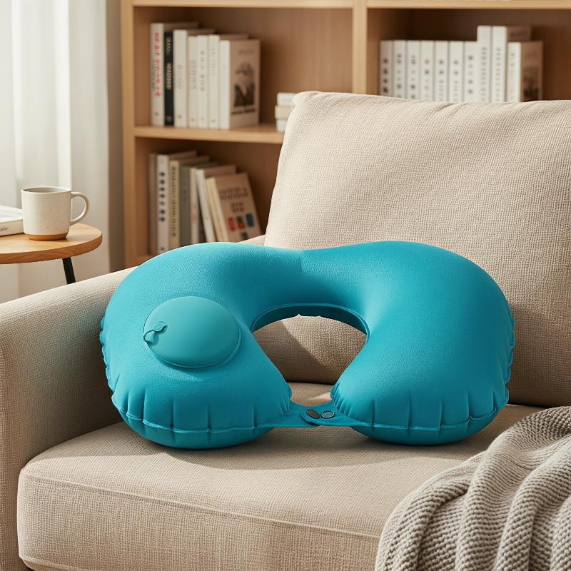 Opblaasbaar, draagbaar nekkuss - Travel Pillow Inflatable recensie en prijs